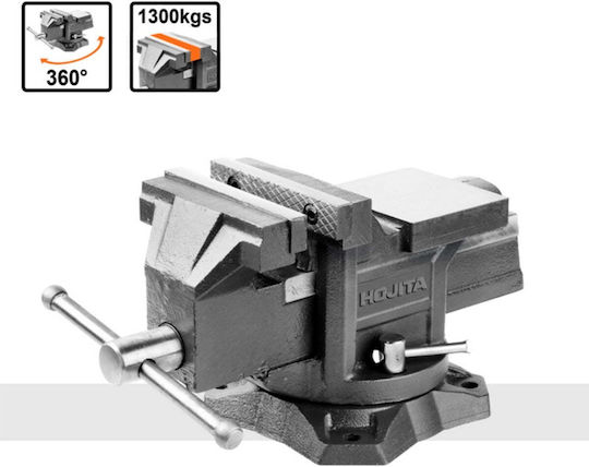 Hojita Rotating Countertop Vise Made of Cast Iron with Maximum Opening 100mm