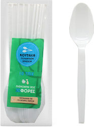 Lux Plast Reusable Spoon Plastic 10pcs
