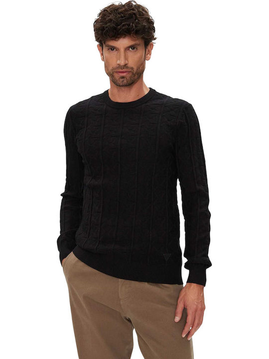 Guess Langarm-Pullover Black