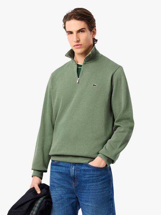 Lacoste Bluză cu mânecă lungă Verde