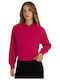 Women's Sweatshirt Hooded Fuchsia