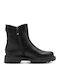 Leather Women's Ankle Boots Black