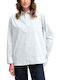 Women's Long Sleeve Shirt Aqua Blue