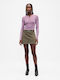 Women's Skirt-Shorts Khaki