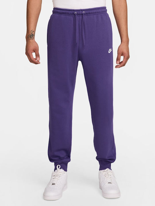 Sweatpants with Elastic Purple