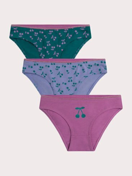 Dpam Dark Cherries Kinder-Set mit Slips Mehrfarbig