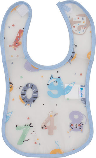 Kamtex Baby Waterproof Bib Plastic Sky Blue