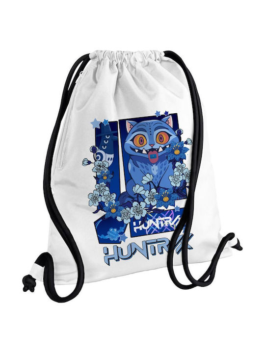 Koupakoupa Huntrix Derpy The Blue Tiger Παιδική Τσάντα Πλάτης Λευκή 48x40εκ.