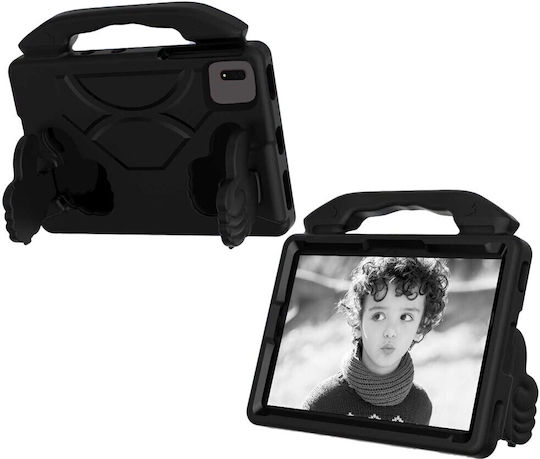 Kidsafe Shockproof Thumb Kickstand Back Cover Μαύρη (Xiaomi Redmi Pad 2, Redmi Pad SE 11, Lenovo Tab M11)