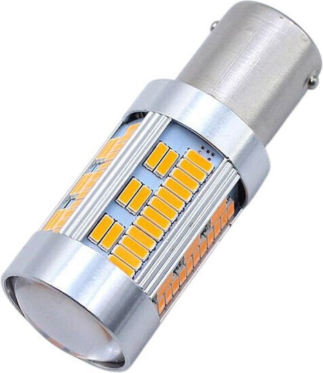 Lamps Car T20 Canbus LED Yellow 12V 1pcs