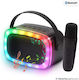 Party Fun Lights Party Fun Lights Karaoke Speaker with Wireless Microphone and Lighting Effects 605607 Black