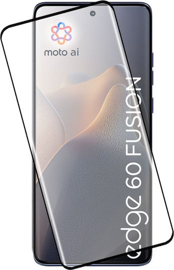 Idol 1991 3D 0.3mm Tempered Glass Μαύρο (Motorola Edge 60 Fusion)