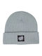 Dot Label Beanie Unisex Beanie Knitted in Gray color
