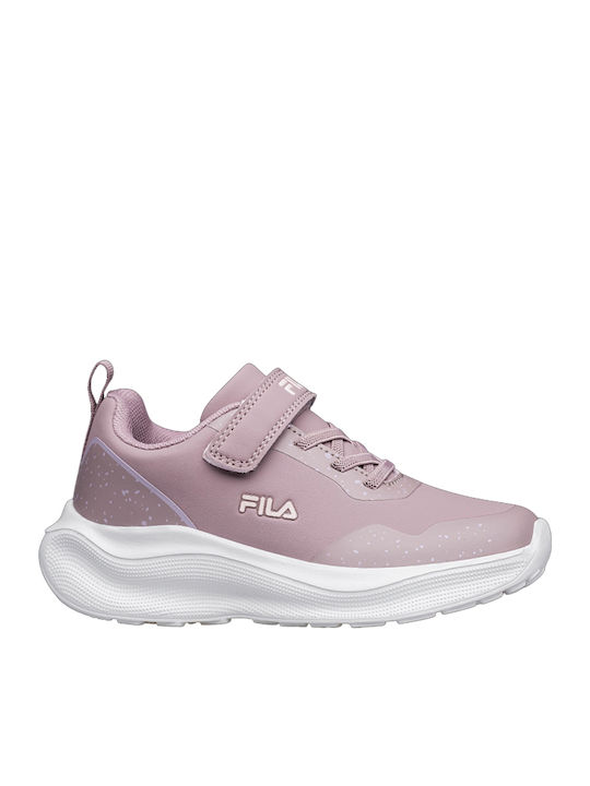 FILA Memory Fast Παιδικά Sneakers με Σκρατς Ροζ