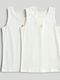 Mothercare Set of Kids' Undershirts Sleeveless White 2pcs