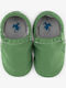 Kids Slippers Green Recycled Canvas