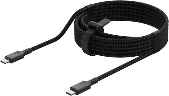 Xtorm Braided USB 2.0 Cable USB-C male - USB-C 240W PD Μαύρο 1.5m CX3091