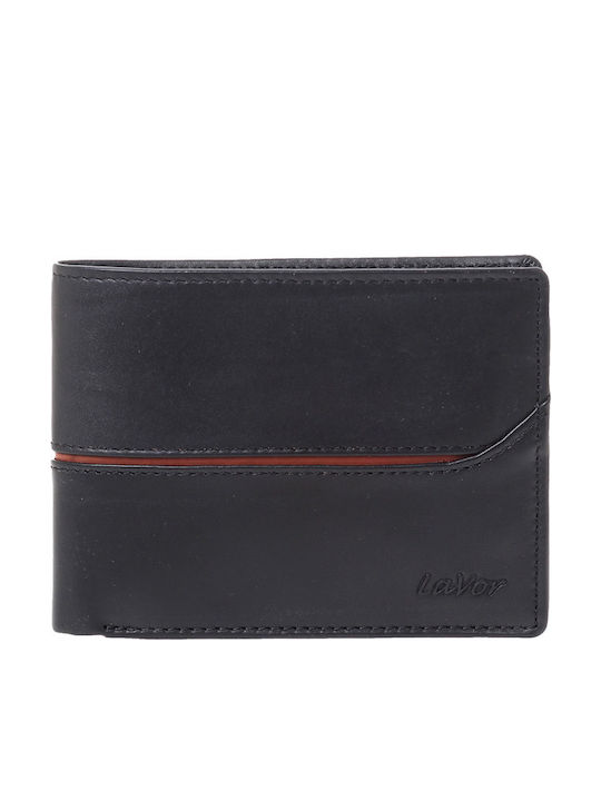 Leather Men's Wallet Classic with RFID Black