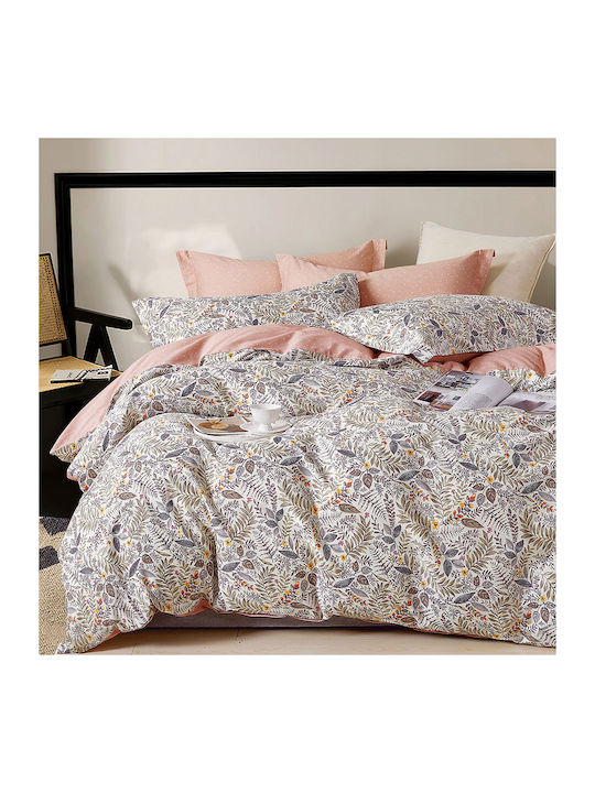 Ravelia Sateen Σετ Σεντόνια Υπέρδιπλα με Λάστιχο 160x200+35εκ. Λευκό (4τμχ)