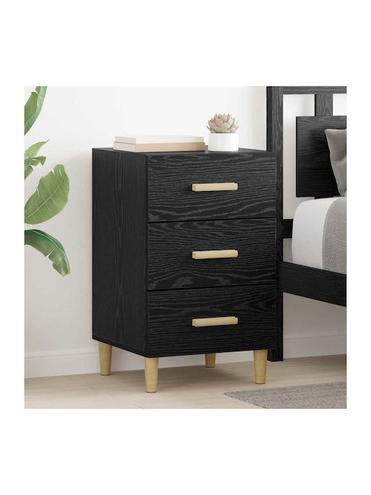 Комод Дървен Black oak 40x40x66см