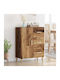 Sideboard Wooden with Drawers Coffee 34x69.5x90cm