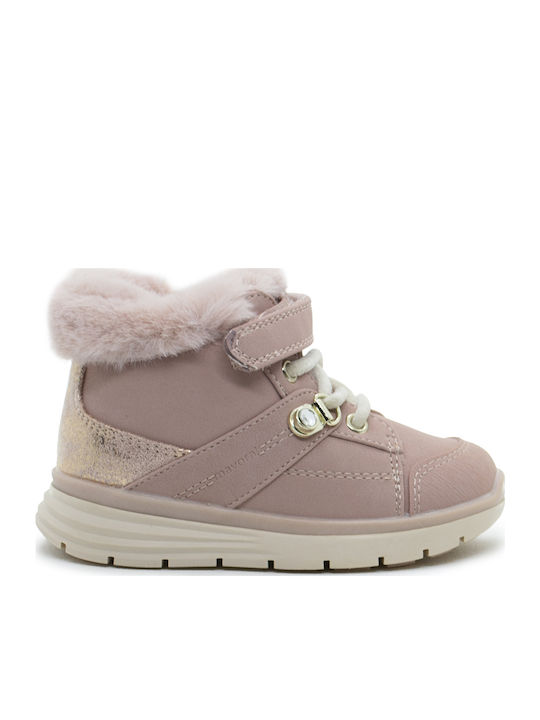 Ghete Copii cu Velcro Roz
