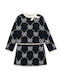 Kids' Set with Skirt Winter 2pcs Black