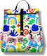 The Lunch Bags School Insulated Handheld Lunch Bag 8 Litre Multicolour 26x19x28cm