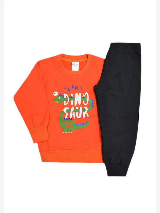 Kinder Sweatpants Set - Jogginganzug Orange 2Stück