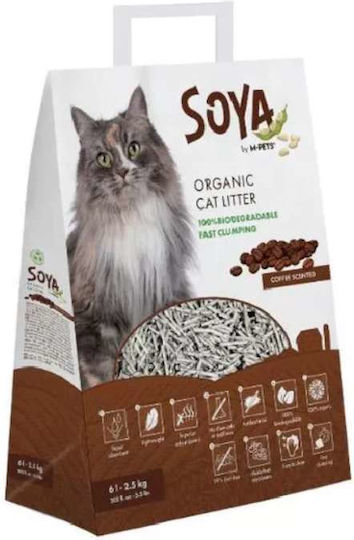 M-Pets Soya Organic Бентонитен котешки пясък с аромат Зелен чай