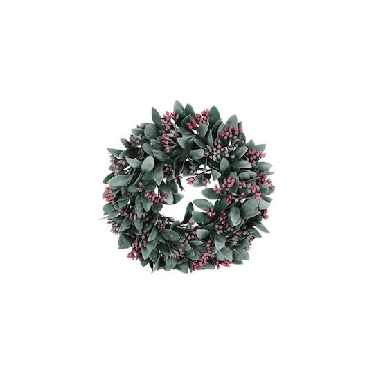 Coroană de Flori Eucalipt Berries Frost Φ30
