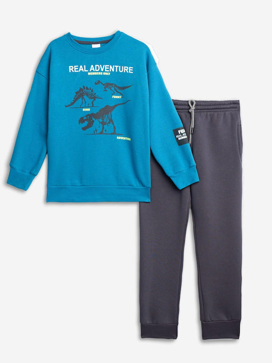 Kinder Sweatpants Set - Jogginganzug Türkis 2Stück