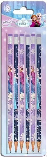Bleistift Radiergummi Blister Frozen 2 6 Stück 1-59158