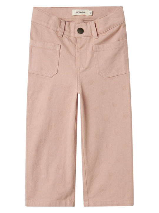 Lil' Atelier Kids' Pink Jeans Trousers