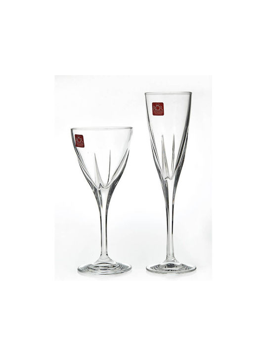 Glas für Weißwein aus Glas Kelch