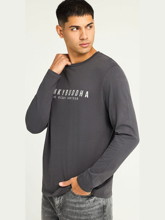 Funky Buddha T-shirt Γκρι