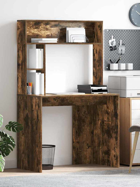 Γραφείο Ξύλινο Καπνιστή Δρυς 91x50x149εκ.