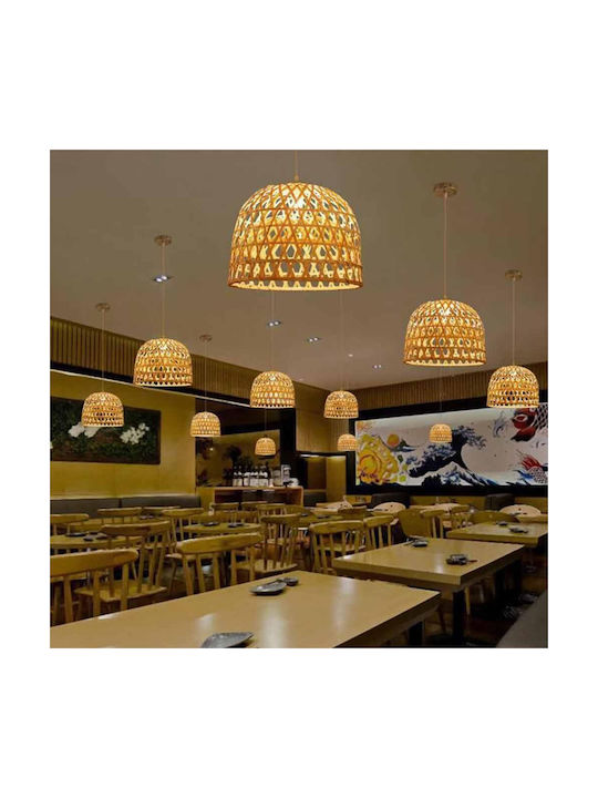 VenCore Pendant Light Boho Grid with Socket E27 35x35x22cm