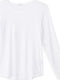 Damen Bluse Langärmelig White