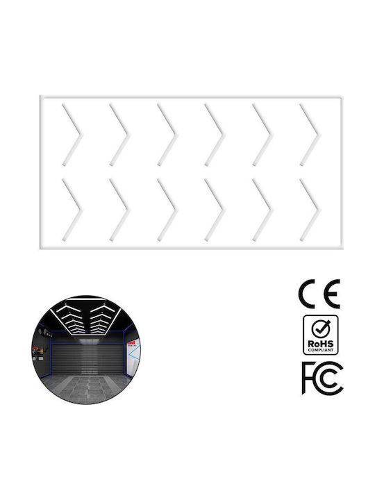 VenCore LED Панел 384W с Студено бяло Светлина 6500К