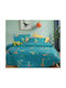 Nef-Nef Homeware Sheet Set Single Cotton Dinos On Wheels Blue 170x260cm 3pcs