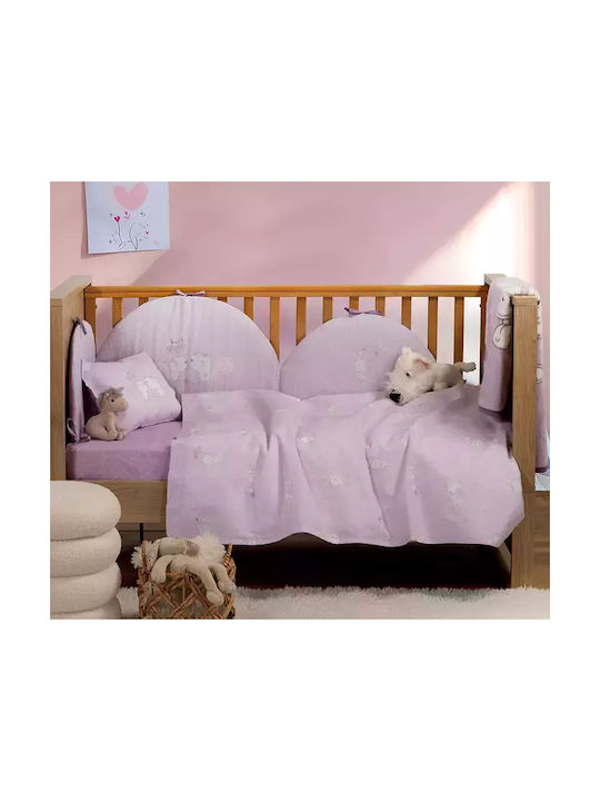 Nef-Nef Homeware Σετ Βρεφικά Σεντόνια Κούνιας Β...