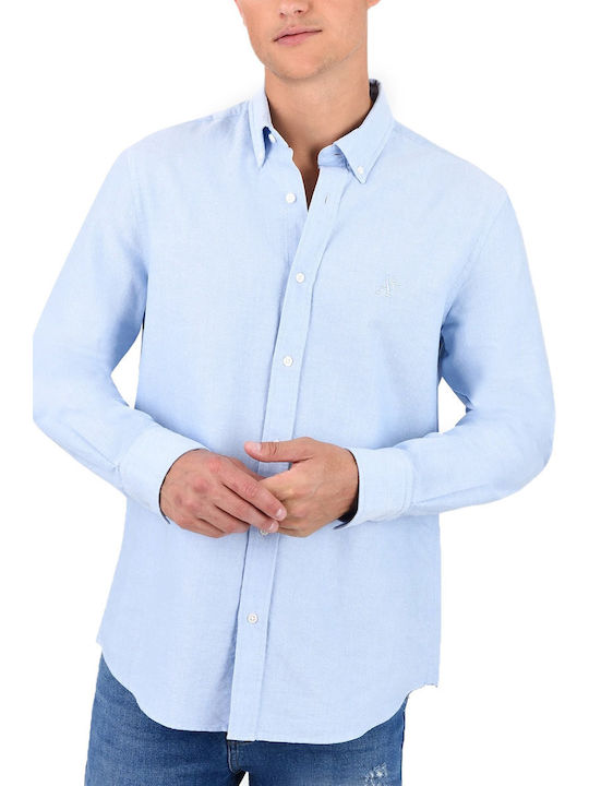 Aeropostale Bumbac Cămașă Albastru