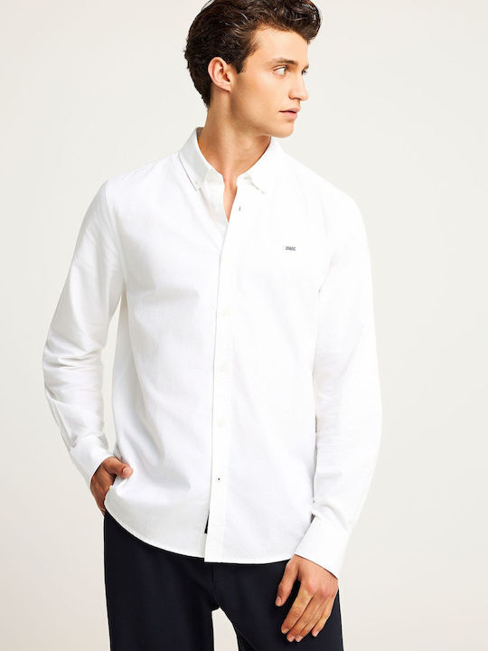 Funky Buddha Long Sleeve Shirt in Regular Fit W...