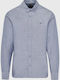 Long-sleeved Cotton Shirt Gray