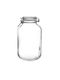 Bormioli Rocco Fido Set of 6 General Use Glass Jars with Airtight Lid Transparent 4000ml 6 Pieces