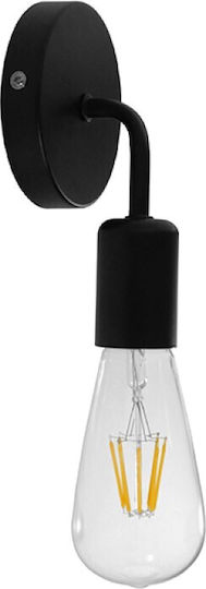 VenCore Lumină De perete Negru 7x16cm