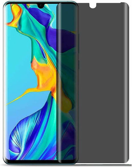 Anti-Spy Privacy Full Tempered Glass Huawei P30 Pro Black OEM