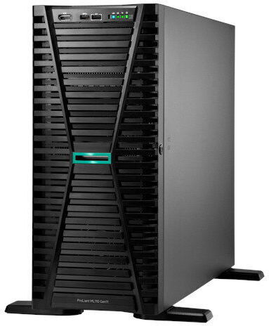 HP ProLiant ML110 Gen11 (Xeon Argint 4514Y/64GB DDR4/480GB SSD + 480GB SSD/MR408i‑o, 8x SFF Hot-Plug/Fără sistem de operare)