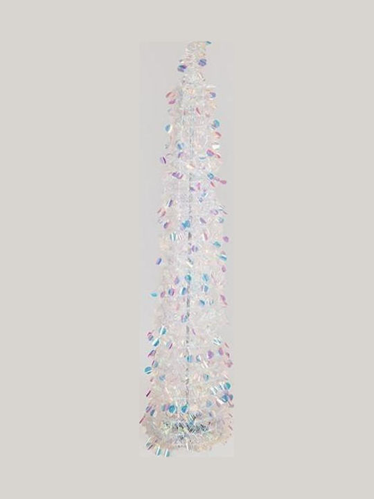 Weihnachtsdekoration Baum Kegel 150cm Weiß